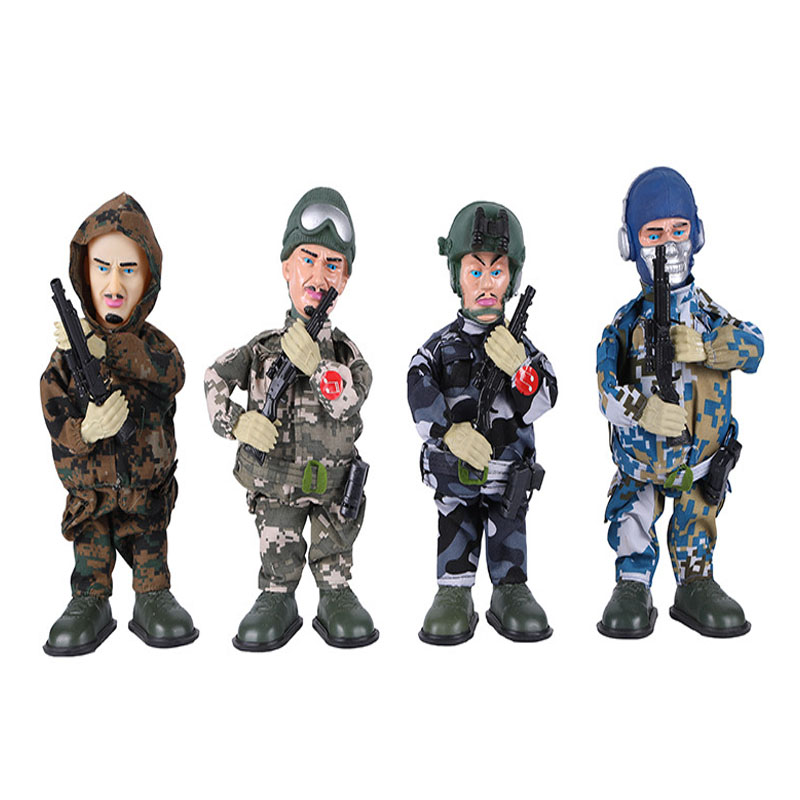 Mini militar colecionável de 12 polegadas