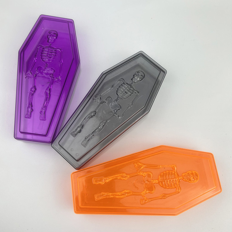 Caixa de doces de esqueleto de Halloween 2025