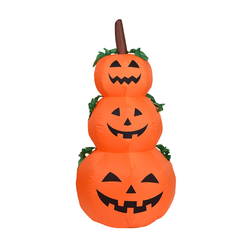 3 camadas Halloween abóbora inflável