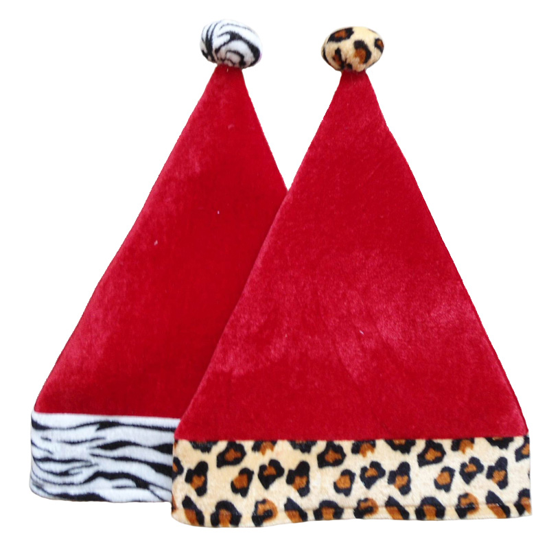 Chapéu de natal chapéu de pelúcia de pelúcia