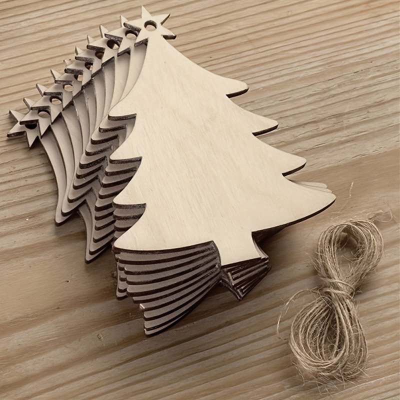 Enfeites de forma de árvore de natal