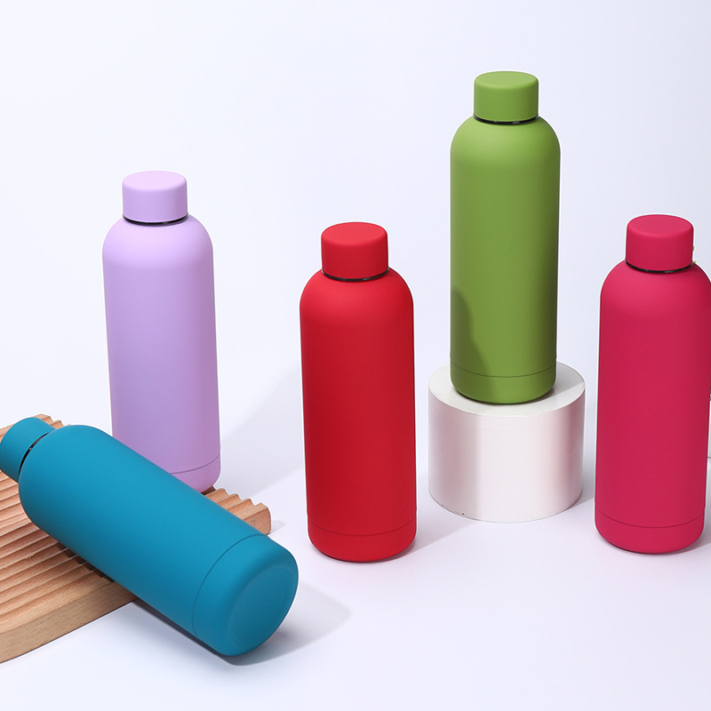 Garrafa de água colorida de aço inoxidável