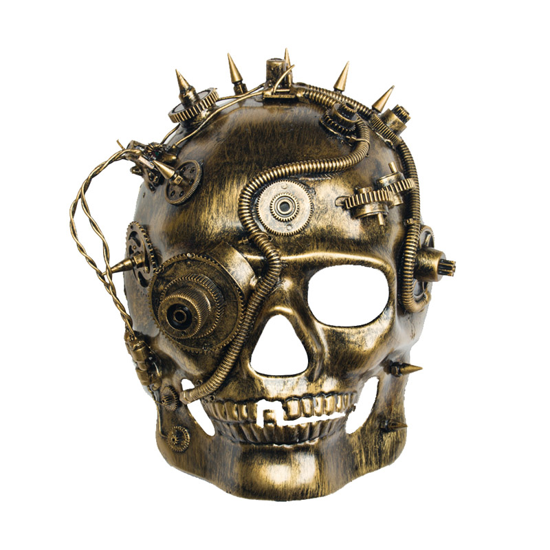 Cyborg steampunk máscara