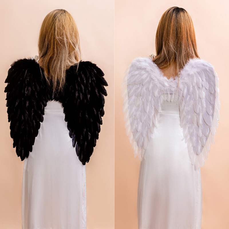 Asas de anjo de penas