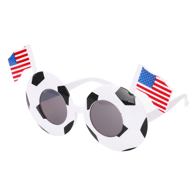 Óculos de sol do futebol de bandeira de futebol