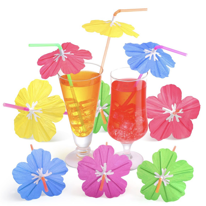 Decoração de guarda -chuva de flores