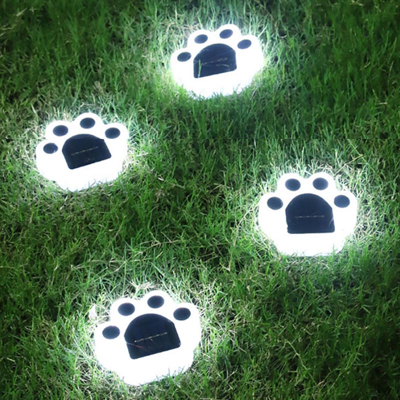 Lâmpada de pata de urso fofo de jardim adequado