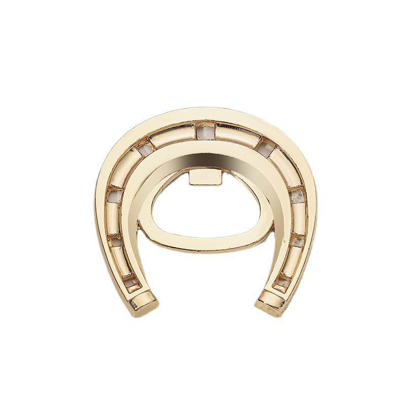 Abridor de garrafa de urso elegante em forma de U elegante e dourado