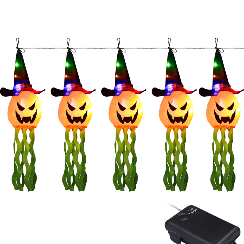 Decorações de Halloween com luzes LED