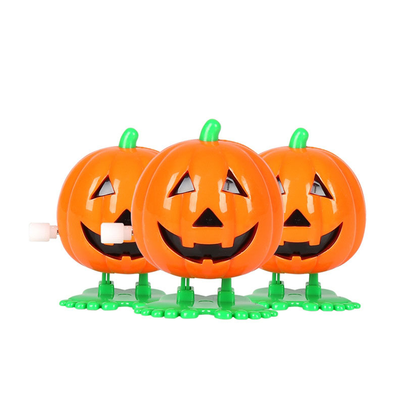 Brinquedos de corda de abóbora de Halloween lembrancinhas de festa brinquedos inovadores salto