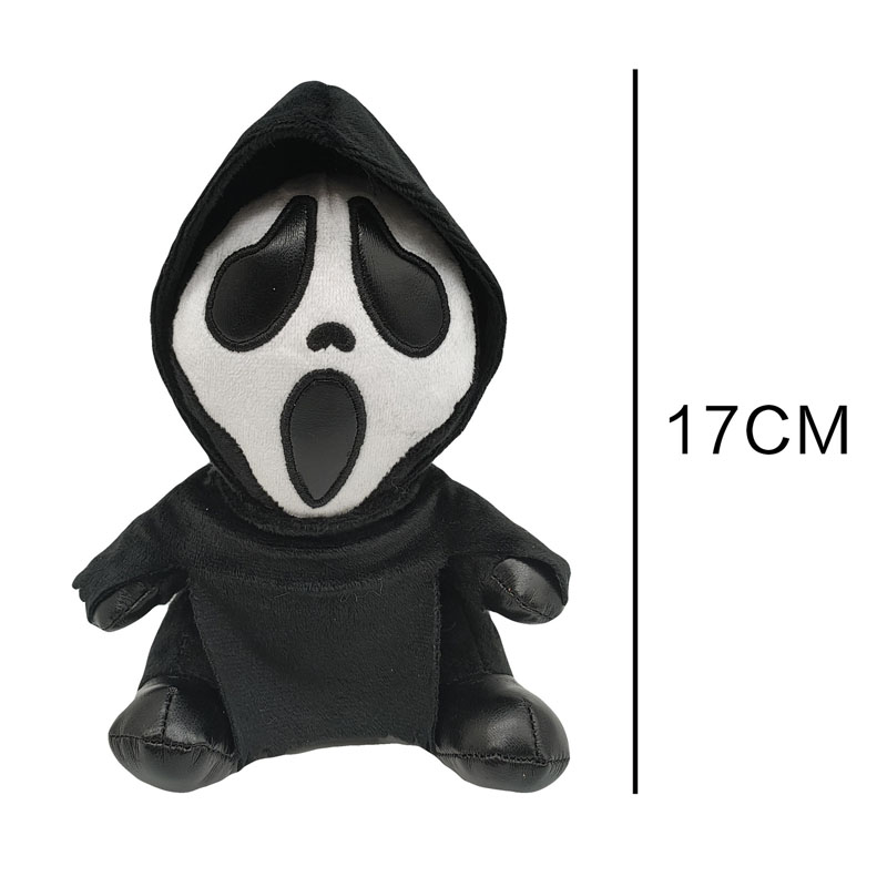 Venda quente brinquedo de pelúcia Grim Reaper Boneca Careta Boneca Anime Ghostface Pelúcia