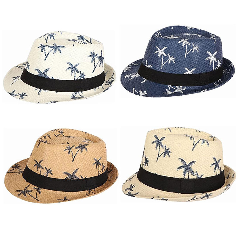 Chapéus de homens de praia de jazz