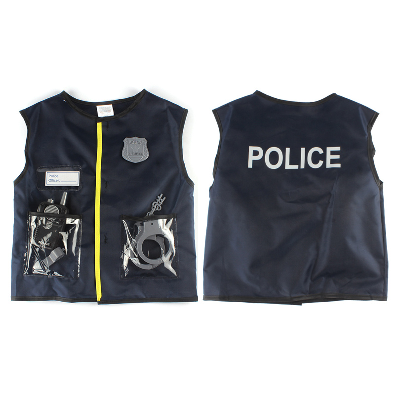 Conjunto de brincadeiras da polícia para crianças