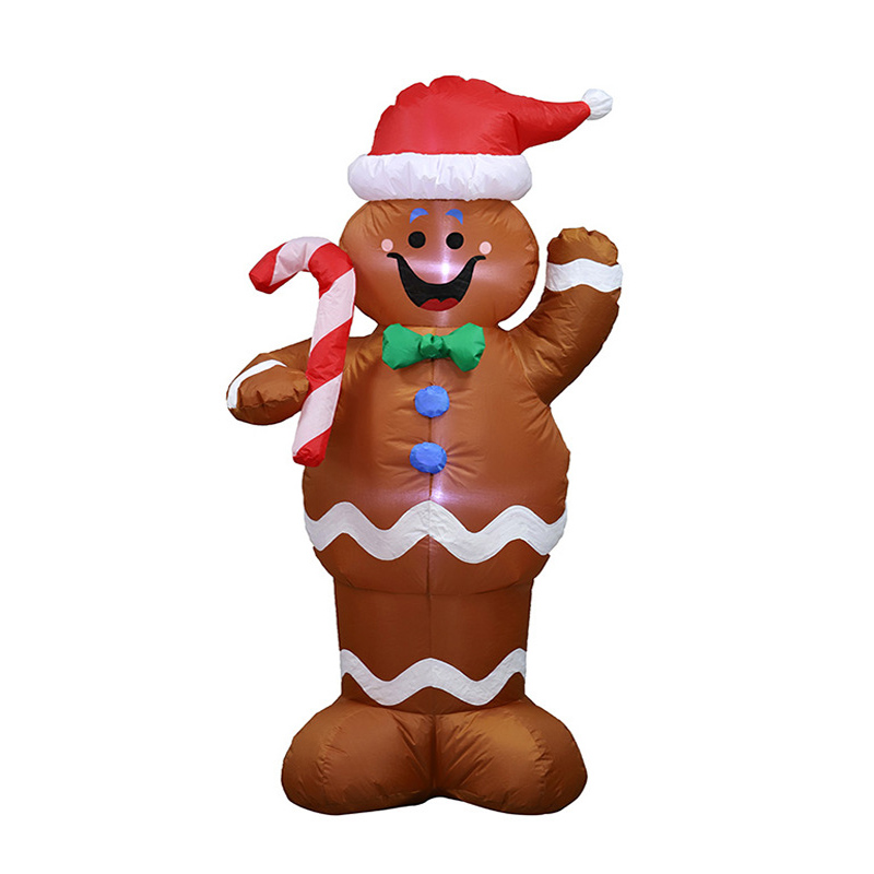 Homem inflável de gengibre inflável de natal