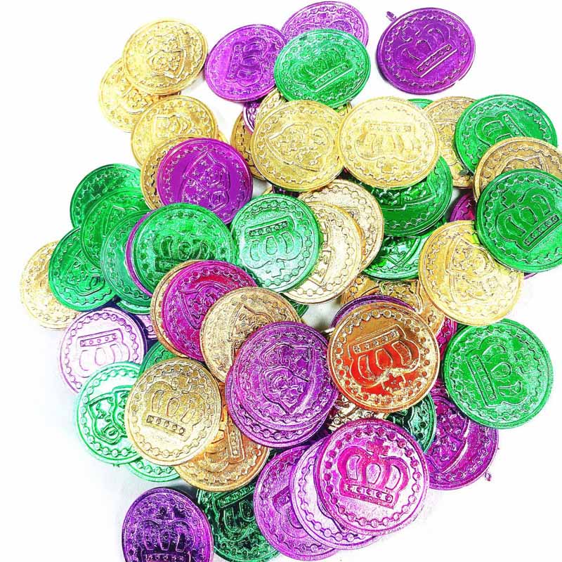 Moedas de plástico Mardi Gras