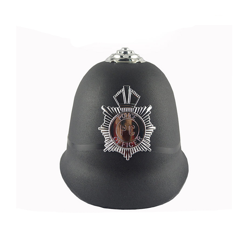 Capacete de capacete da polícia inglesa britânica de homens britânicos