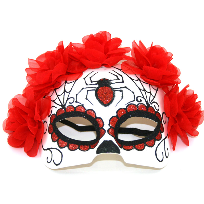 Máscaras do dia da morte mexicana