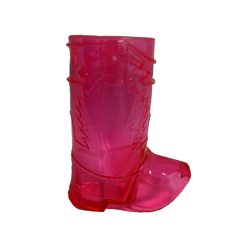 Mini copos de bota de plástico