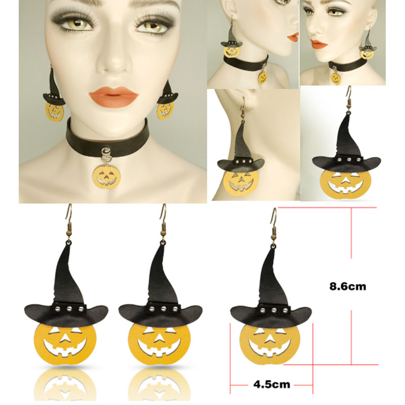 Novo Festival de Festival de Ghost Alloy Brincos de Halloween