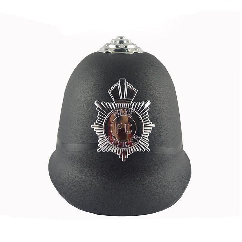 Capacete de segurança com boné da Polícia Militar da Polícia Militar