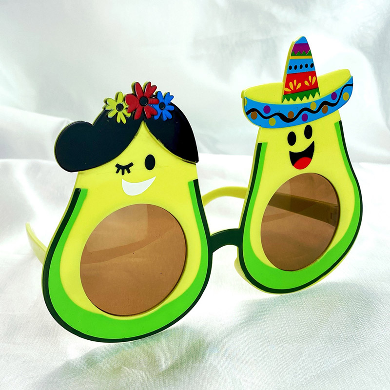 Óculos de abacate festas