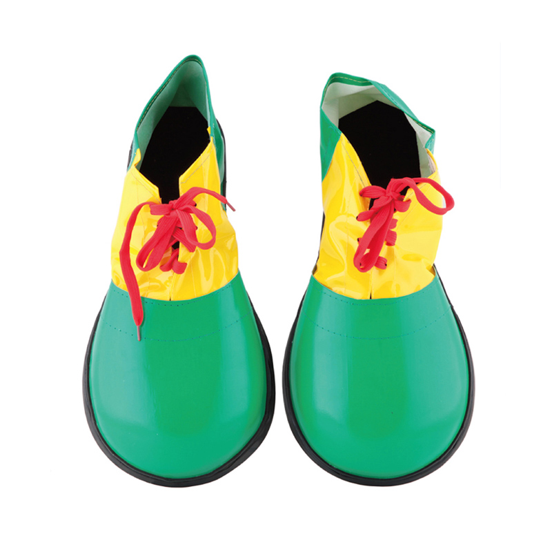 Sapatos de palhaço grandes de couro PU