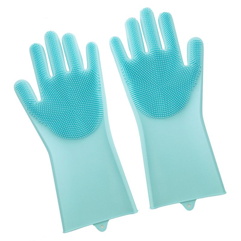 luvas de silicone multiuso com efeito de limpeza mágico