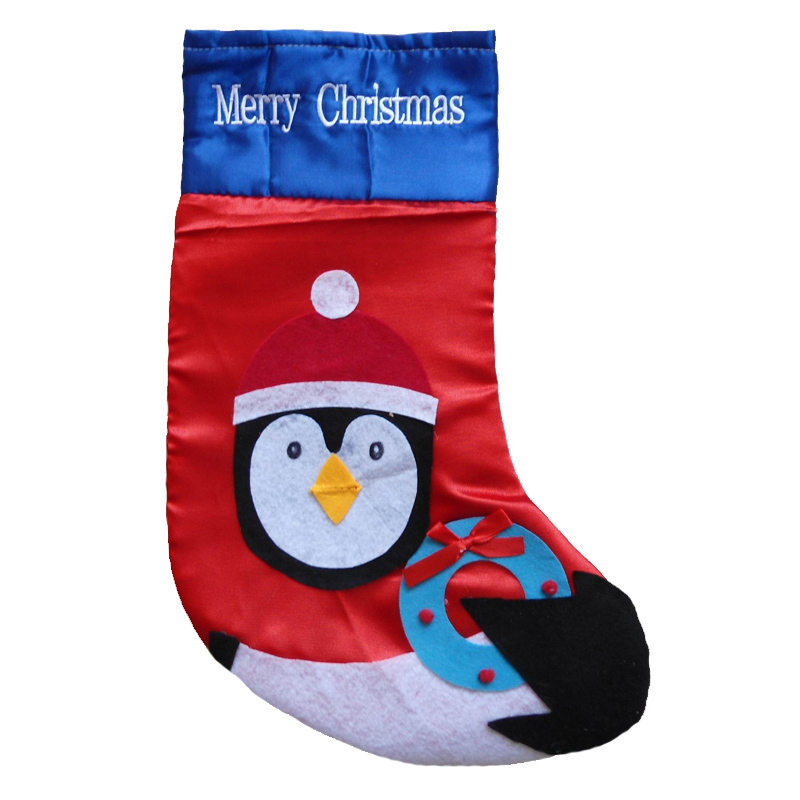 Meias de Natal de Papai Noel para decoração em casa