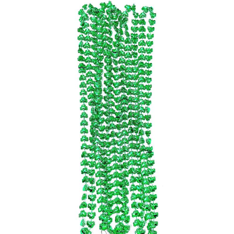 Colar Shamrock Bead Verde para o Dia de São Patrício