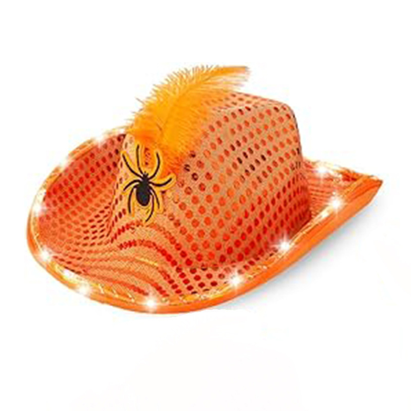 Armazenamento brilhante Glow Glitter LED Cowboy