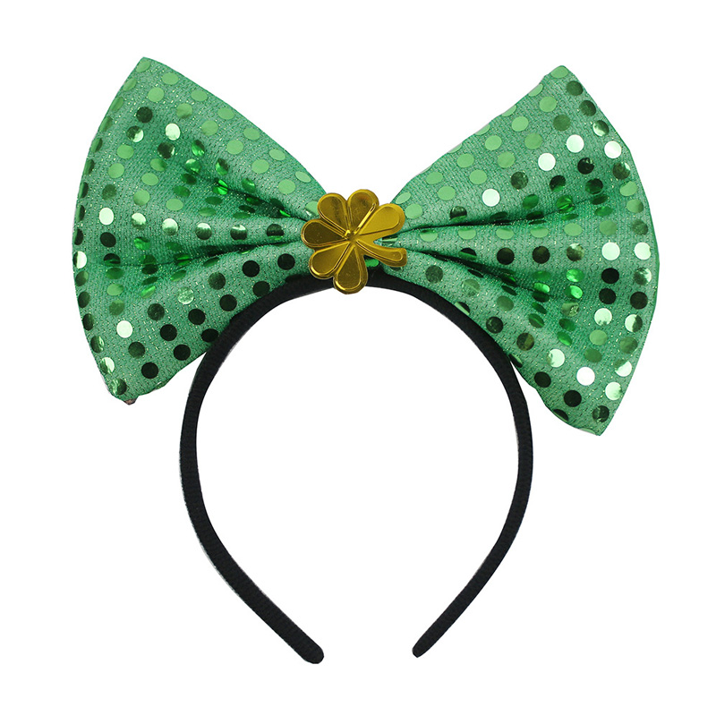 St. Patrick Day Bow Head Band