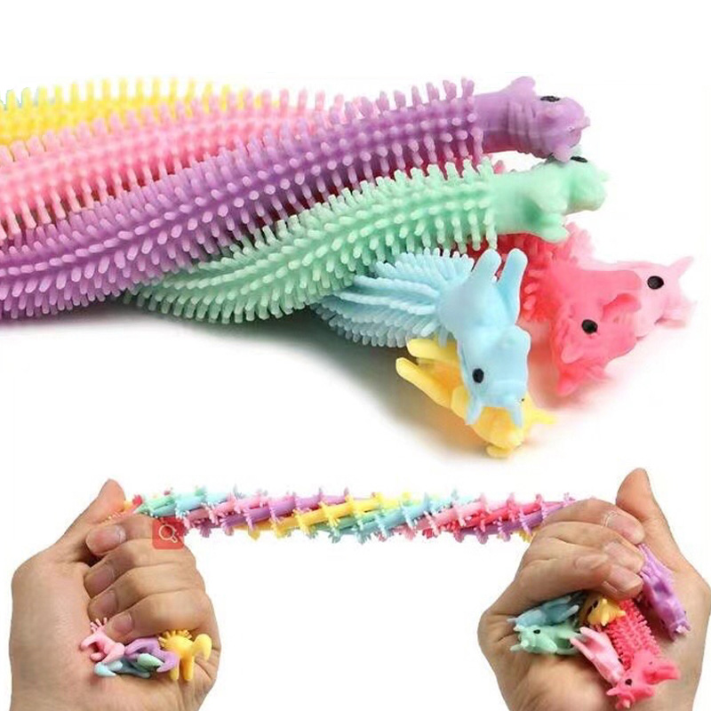 Unicórnio elicho string inquietar brinquedos sensoriais