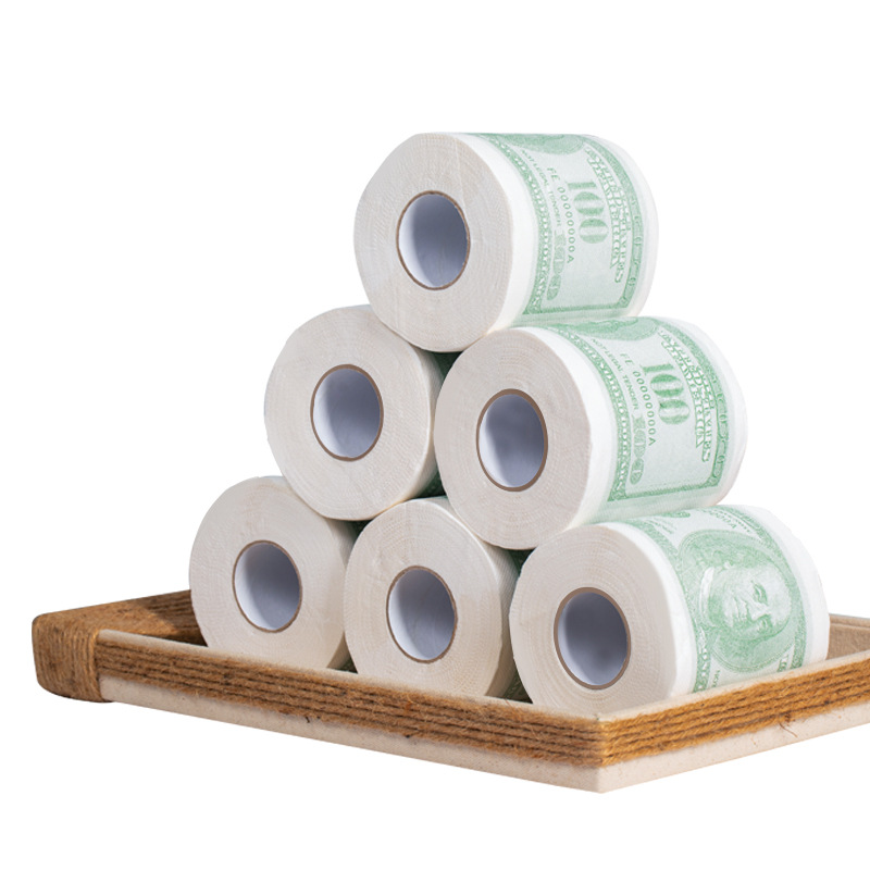 Papel higiênico da Bill em dólares americanos